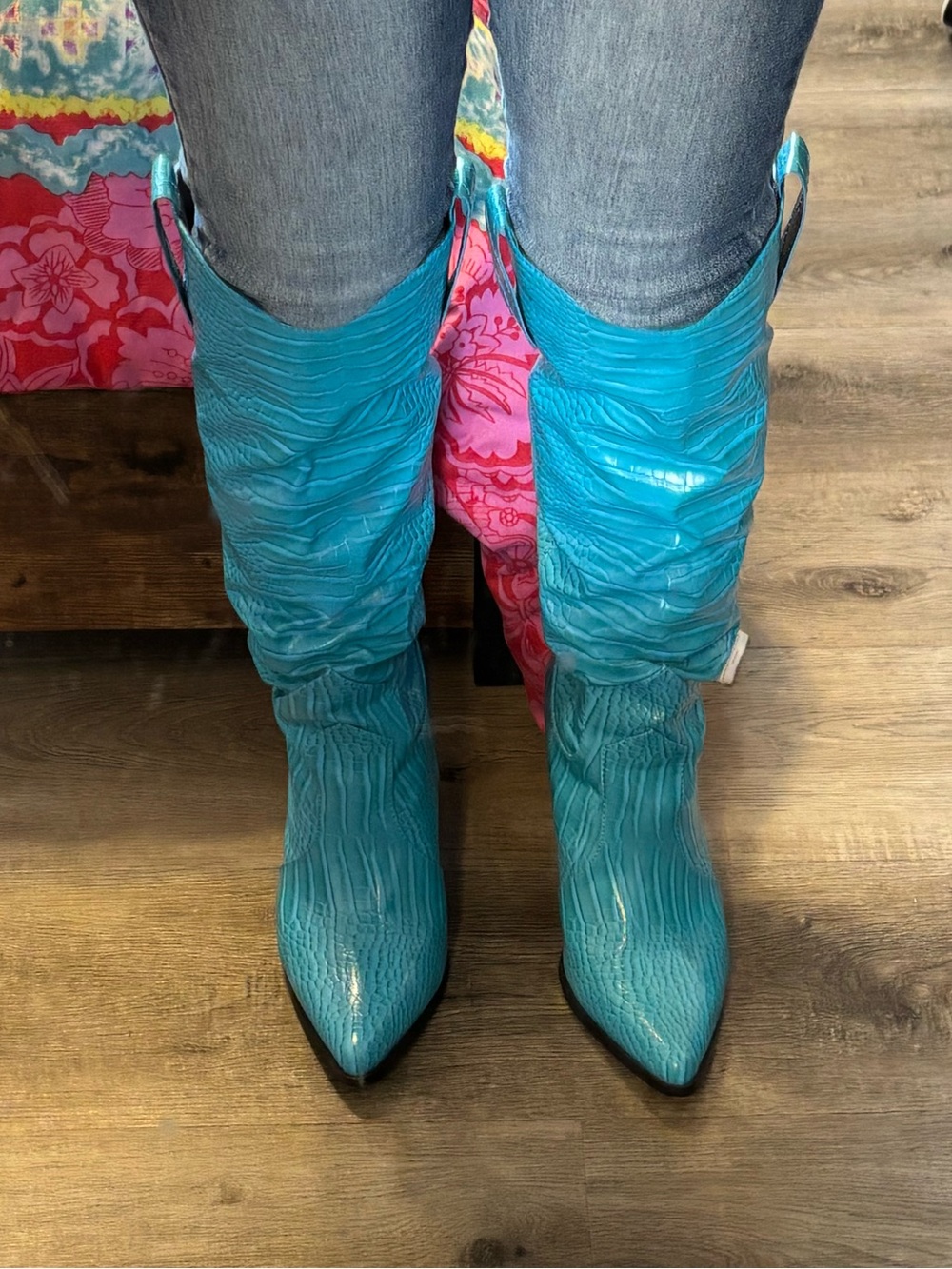 Nasty Gal heeled western boots - Picture 12 of 15